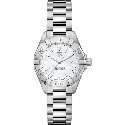 Tag Heuer Aquaracer Mother of Pearl Dial 27mm Women's Watch WBD1411-BA0741